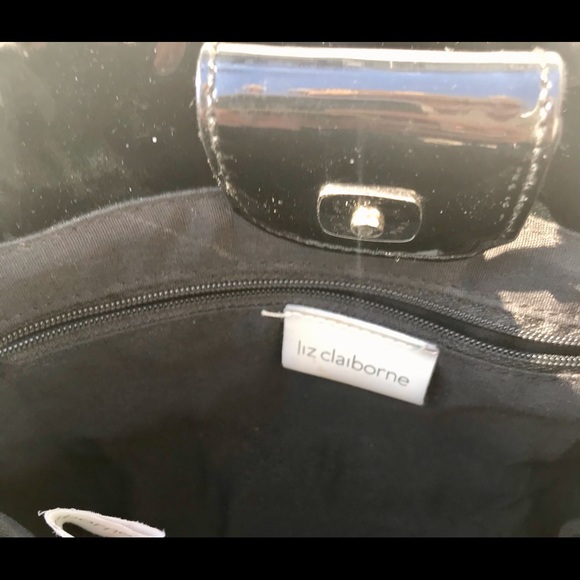 Holiday tote Liz Claiborne holiday resort bag purse graphic resort wear - Picture 7 of 12